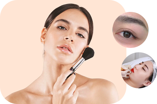 Môi sau khi phun tại Lumi Beauty