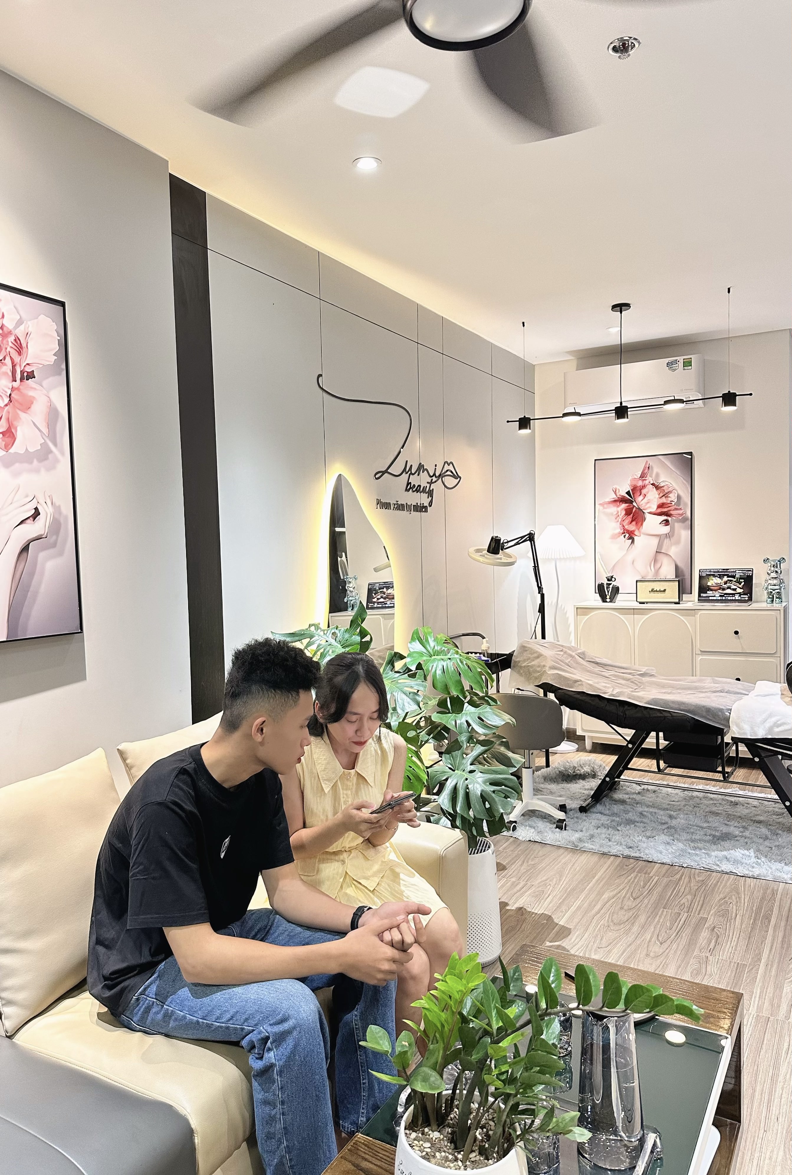 Private studio space at Lumi Beauty